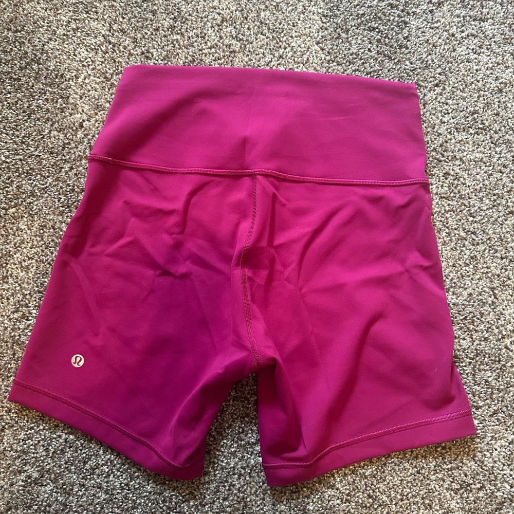 lululemon athletica Women's Magenta Bike Shorts